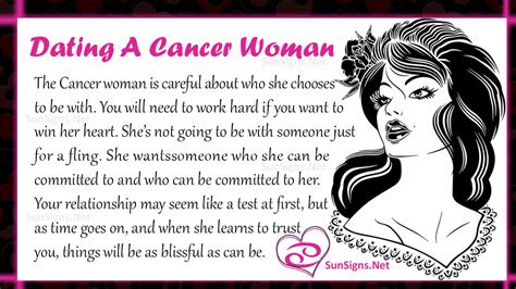cancer woman traits dating
